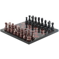 Эксклюзивные шахматы «Классика» (красная яшма, долерит)