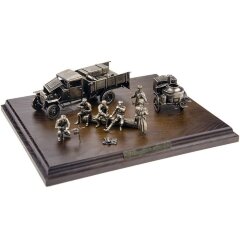 Бронзовая диорама «Полевая кухня 1943 год»