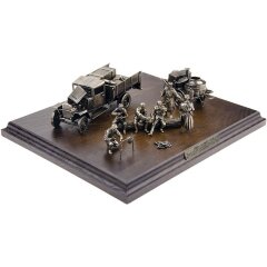 Бронзовая диорама «Полевая кухня 1943 год»