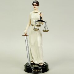 Сувенирная статуэтка «Фемида» из искусственного камня