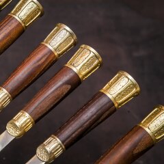 Подарочные шампуры «ВДВ» с деревянной рукоятью