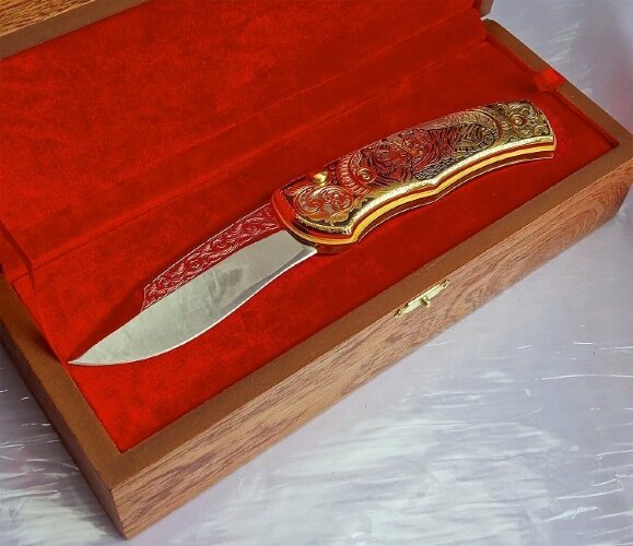 Нож складной "Тигры"