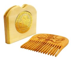 Подарочный гребень «Цветы»