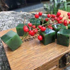 Нефритовые кубики «Байкал»