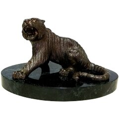 Бронзовая фигурка «Тигр» — как новогодний сувенир и символ 2022 года