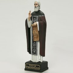 Сувенирная статуэтка «Сергий Радонежский» из искусственного камня