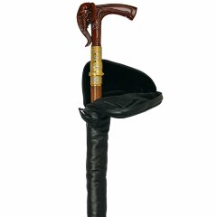 Дизайнерская трость резная «Слон» со скрытым клинком