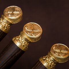 Подарочные шампуры «Хоккей» с деревянной рукоятью