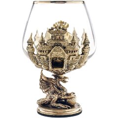 Два подарочных бокала для коньяка «Дракон» — как символ 2024 года