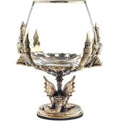 Два подарочных бокала для коньяка «Дракон» — как символ 2024 года