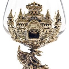 Два подарочных бокала для коньяка «Дракон» — как символ 2024 года