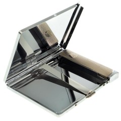 Портсигар на 10 сигарет «Малахит» с зажигалкой в подарок мужчине