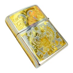 Подарочный набор портсигар с зажигалкой «Российский»