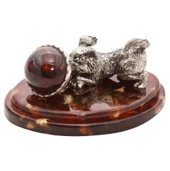 Сувенир «Щенок с мячом»