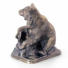 Сувенирная статуэтка «Медведь на пне»