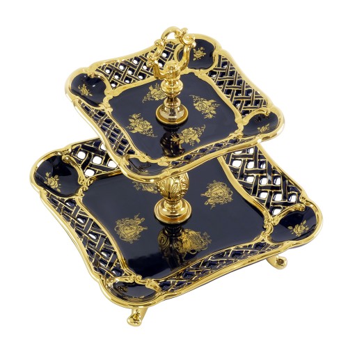 Керамическая менажница «AMANTE BLU»