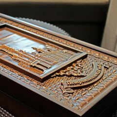 Резные нарды «Петропавловский собор» из массива дерева