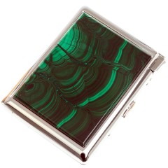 Портсигар на 20 сигарет «Малахит» с зажигалкой в подарок мужчине