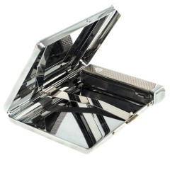 Портсигар на 20 сигарет «Малахит» с зажигалкой в подарок мужчине