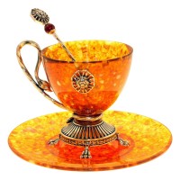 Чайная чашка из янтаря «Цезарь»
