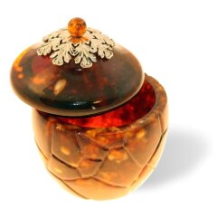 Шкатулка из янтаря «Жёлудь»