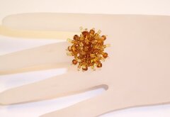 Кольцо из янтаря «Восторг»