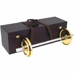 Спортивный сувенир «Золотая штанга» в подарок спортсмену — Премиум подарки