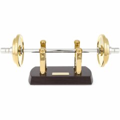 Спортивный сувенир «Золотая штанга» в подарок спортсмену — Премиум подарки