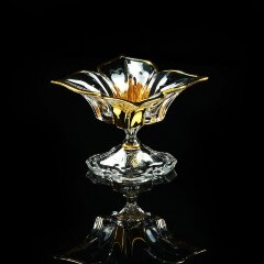 Хрустальная ваза на ножке «DECOR»