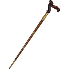 Красивая трость резная «Фараон» с клинком