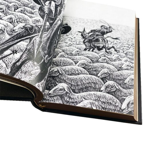 Подарочная книга «Дон Кихот» в кожаном переплёте (Сервантес Мигель де Сааведра)