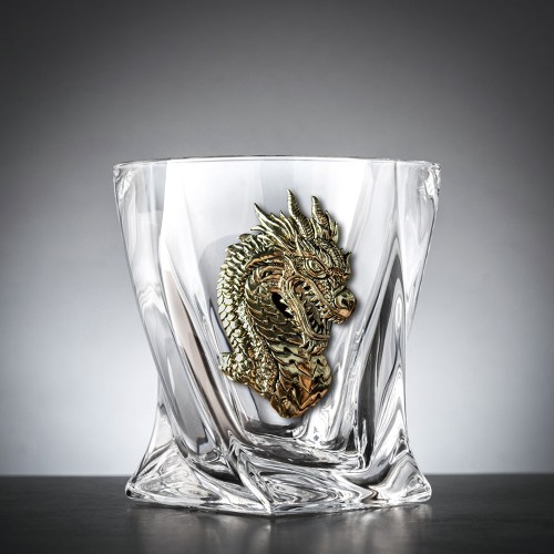 Подарочный набор бокалов для виски «Дракон» — как символ 2024 года