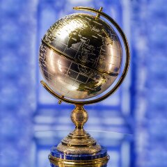 Большой подарочный глобус «Золотой» в подарок руководителю