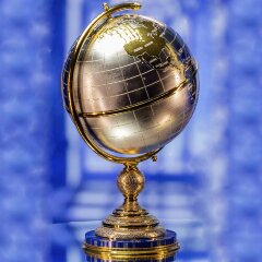 Большой подарочный глобус «Золотой» в подарок руководителю