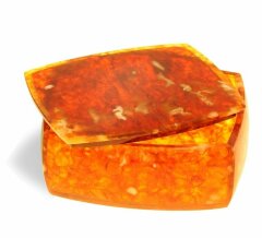 Шкатулка из янтаря «Овальная»