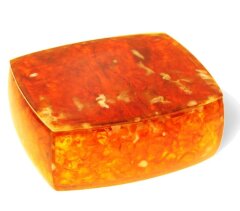 Шкатулка из янтаря «Овальная»