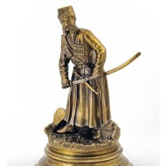Скульптурная статуэтка «Линейный казак» в подарок мужчине