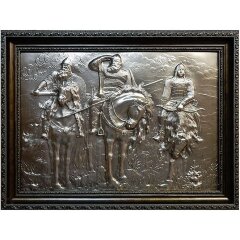 Настенная картина из металла «Три богатыря»