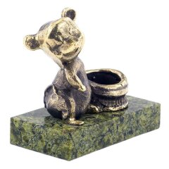Бронзовая статуэтка «Мышка с лукошком»