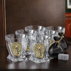 Сувенирный набор бокалов для виски «Дракон» — как символ 2024 года