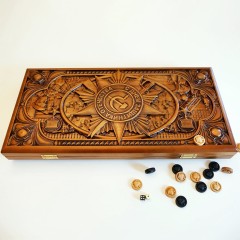 Настольная игра нарды «День защитника отечества» — оригинальный подарок мужчине на 23 февраля