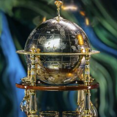 Подарочный глобус бар «СТАТУС» в подарок руководителю