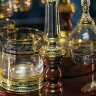 Подарочный глобус бар «СТАТУС» в подарок руководителю