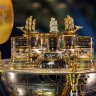 Подарочный глобус бар «СТАТУС» в подарок руководителю