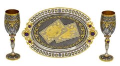 Винный сервиз «Король и королева»