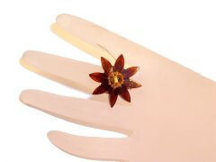 Кольцо из янтаря «Идеал»