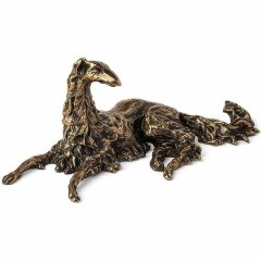 Статуэтка собаки «Борзая на отдыхе»