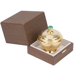 Позолоченная сахарница «Малахит»