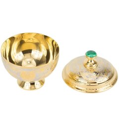 Позолоченная сахарница «Малахит»