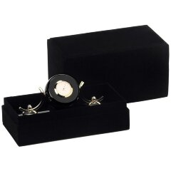 Настольные часы «Волна» (обсидиан)